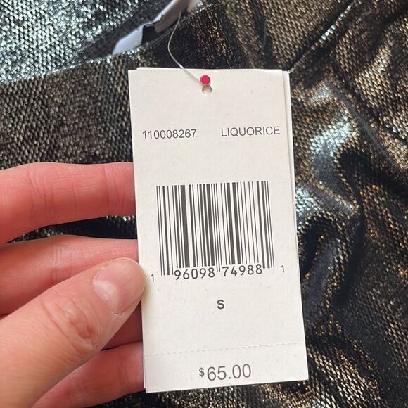 NWT Juicy Couture shine velour mid rise wide leg pants S - Picture 9 of 10